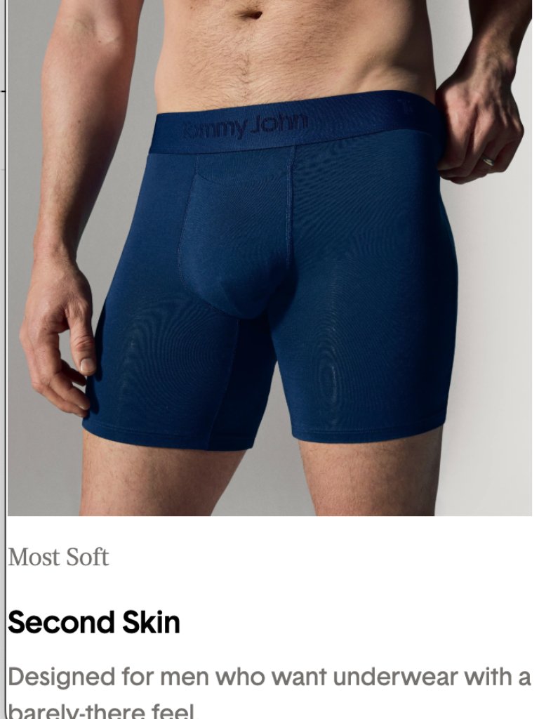 Brand New Tommy John Men's Quick Draw Fly Ribbed Second Skin Underwear